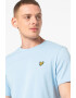 Lyle & Scott Тениска с овално деколте и апликация - Pepit.bg