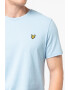 Lyle & Scott Тениска с овално деколте и апликация - Pepit.bg