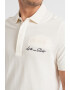 Lyle & Scott Тениска с яка и бродирано лого - Pepit.bg