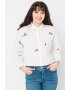 Maison Scotch Къса риза с бродерии - Pepit.bg