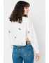 Maison Scotch Къса риза с бродерии - Pepit.bg