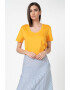 Maison Scotch Тениска с овално деколте - Pepit.bg
