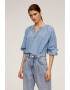 Mango Блуза Newdenim от шамбре - Pepit.bg
