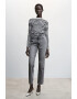 Mango Дънки Mom-Fit с висока талия - Pepit.bg