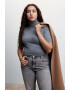 Mango Дънки Mom-Fit с висока талия - Pepit.bg