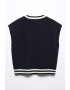 Mango Елек Varsity с шпиц и плетка осморка - Pepit.bg
