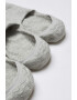 Mango Изрязани чорапи Pinkgrey - 3 чифта - Pepit.bg