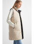 Mango Капитониран двулицев елек Long-Line - Pepit.bg