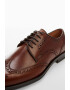 Mango Кожени обувки Brasipic тип Brogue - Pepit.bg