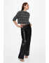 Mango Къс пуловер Coco с шарки - Pepit.bg