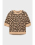 Mango Къс пуловер Leopard с шарка - Pepit.bg