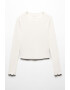 Mango Къс пуловер Waves - Pepit.bg