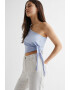 Mango Къса тениска One Shoulder - Pepit.bg