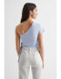 Mango Къса тениска One Shoulder - Pepit.bg