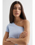 Mango Къса тениска One Shoulder - Pepit.bg