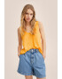 Mango Ленен топ Lina - Pepit.bg