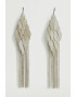 Mango Обеци Baklava Chain Chandelier - Pepit.bg