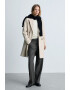 Mango Палто с вълна с шпиц - Pepit.bg