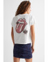 Mango Памучна тениска The Rolling Stones - Pepit.bg