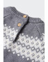 Mango Пуловер Jacquard с памук - Pepit.bg