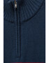 Mango Раиран пуловер Harris с къс цип - Pepit.bg