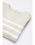 Mango Раиран пуловер Samy с овално деколте - Pepit.bg