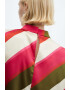 Mango Раирана блуза Cherry - Pepit.bg
