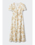 Mango Разкроена рокля Max с отвор отпред - Pepit.bg
