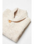 Mango Рипсен пуловер Jacob с джоб кенгуру - Pepit.bg