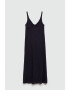 Mango Рокля с лен с шпиц - Pepit.bg