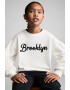 Mango Суитшърт Brooklyn с бродерии - Pepit.bg
