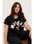 Mango Тениска с щампа на Mickey Mouse - Pepit.bg