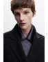 Mango Уголемено палто Batin с вълна - Pepit.bg
