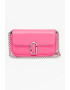 Marc Jacobs Кожена чанта The Mini с текстилна презрамка - Pepit.bg