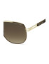 Marc Jacobs Слънчеви очила Aviator с градиента - Златист/Кафяв - Pepit.bg