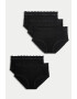 Marks  Spencer Бикини с висока талия - 5 чифта - Pepit.bg
