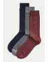 Marks  Spencer Дълги чорапи с шарка - 3 чифта - Pepit.bg