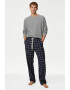 Marks  Spencer Карирана долна пижама - Pepit.bg