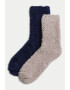 Marks & Spencer Къси мъхести чорапи - 2 чифта - Pepit.bg