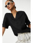 Marks  Spencer Ленена блуза с шпиц - Pepit.bg