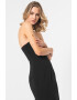 MaxCo Вталена рокля с чашки тип балконет - Черен - Pepit.bg