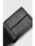 Michael Kors Кожен портфейл с метално лого - Кафяв - Pepit.bg