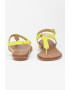 Michael Kors Кожени сандали Plate с релеф - Pepit.bg