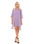 Minimalis Ленена рокля с лого - Pepit.bg