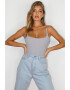Missguided Боди с прозрачни презрамки - Pepit.bg