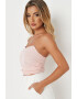 Missguided Къс топ без ръкави - Pepit.bg