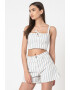 Missguided Къс топ с райе - Pepit.bg