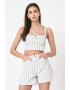 Missguided Къс топ с райе - Pepit.bg