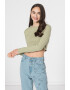 Missguided Къса блуза с овално деколте - Pepit.bg