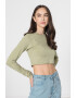 Missguided Къса блуза с овално деколте - Pepit.bg